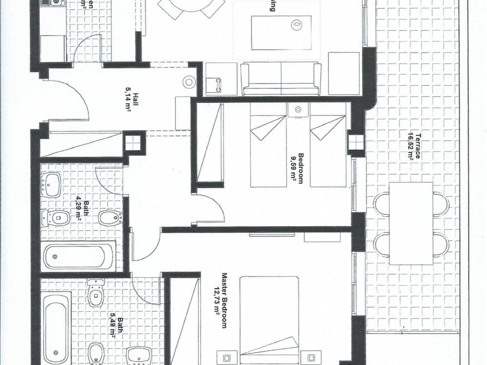 Marina de Banús Apartment - Floor plan